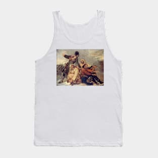 Quatre Soldats de l'armee en Deroute by Ary Scheffer Tank Top